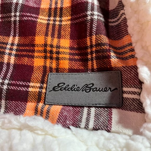 Eddie Bauer Home Other - Eddie Bauer Fleece Lined Throw Blanket